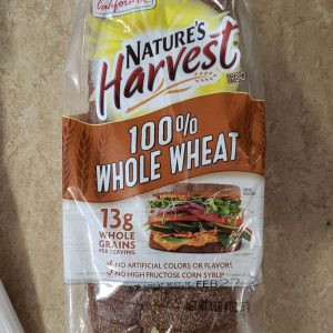 Nature's Harvest Whole Wheat Bread 567GM